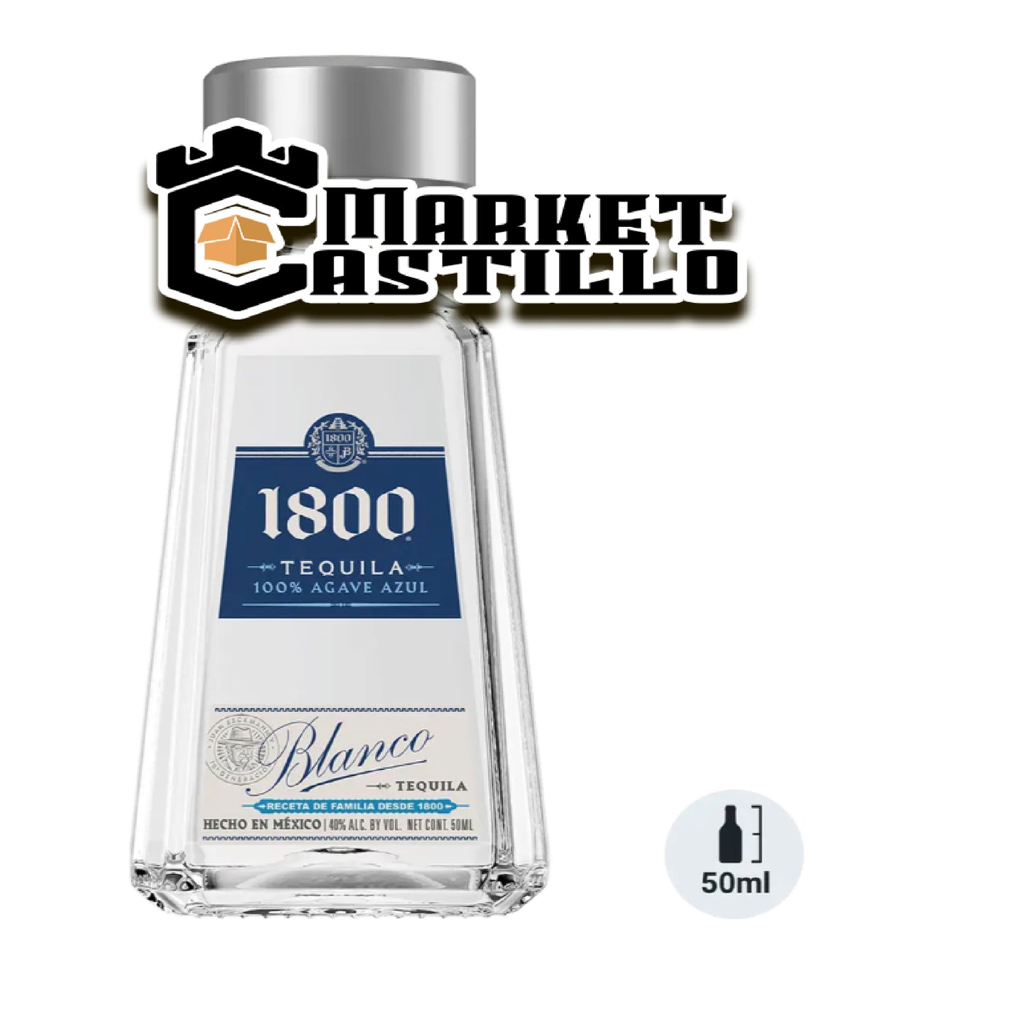 1800 Silver Tequila 50 ML