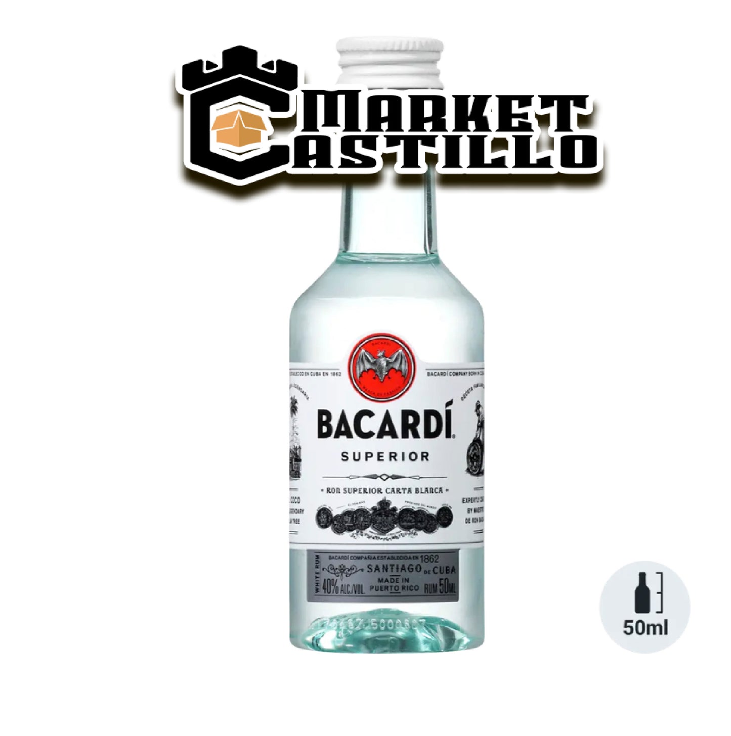 Bacardi Superior 50 ML