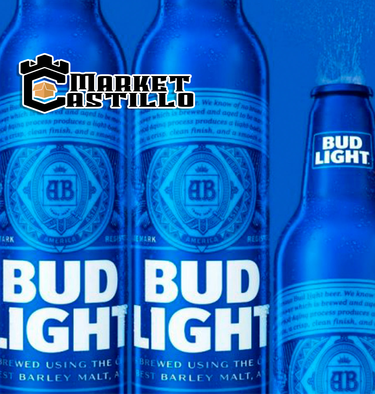 Bud Light 12 Pack Botella De Aluminio