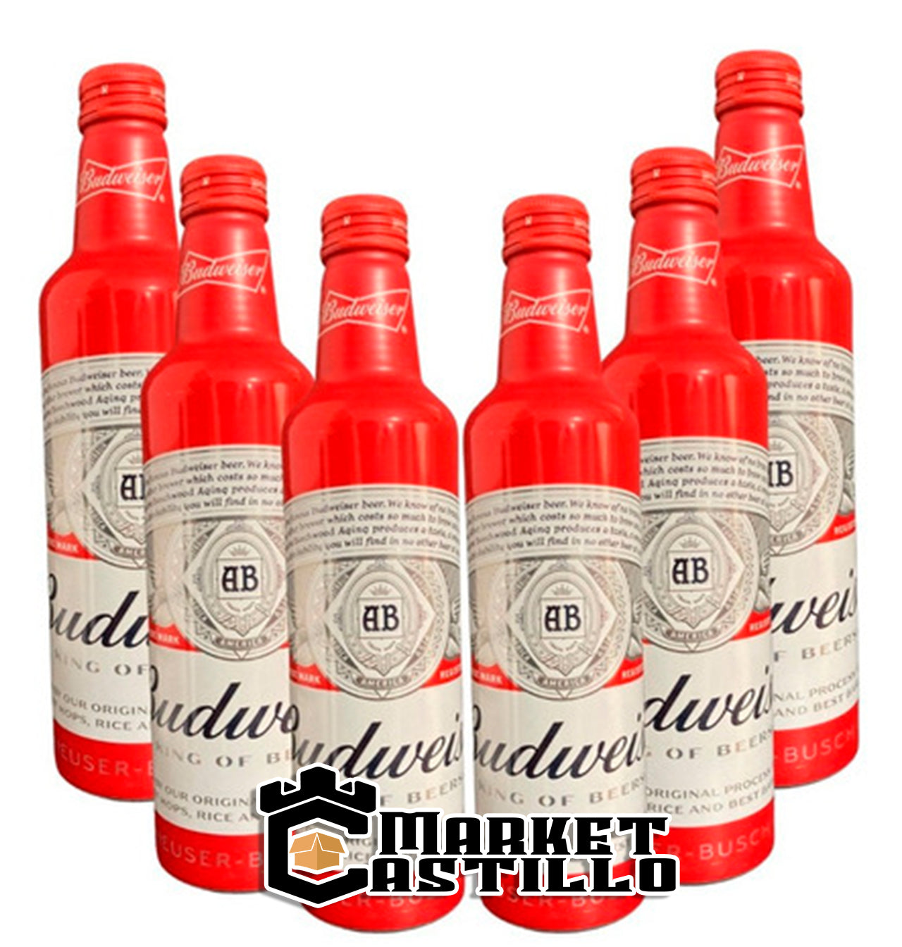 Budweiser Botella De Aluminio 12 Pack