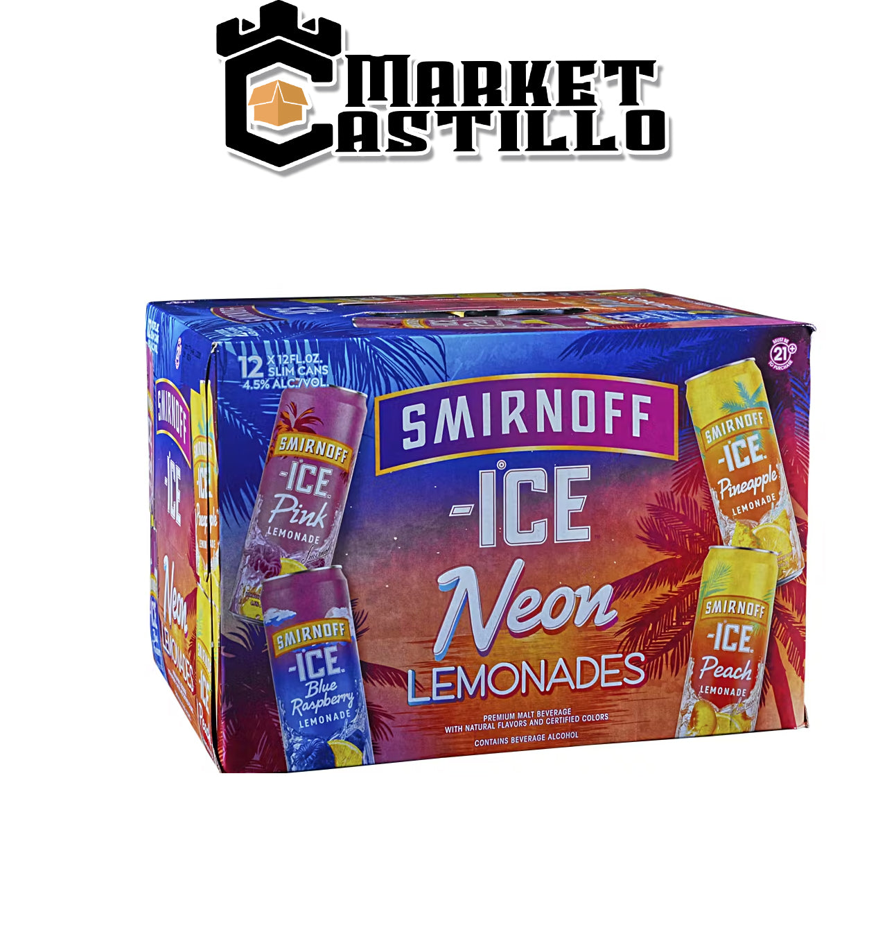 SMIRNOFF NEON LEMONADE 12 PACK