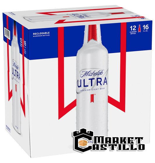 Michelob ultra botella de aluminio 12 pack