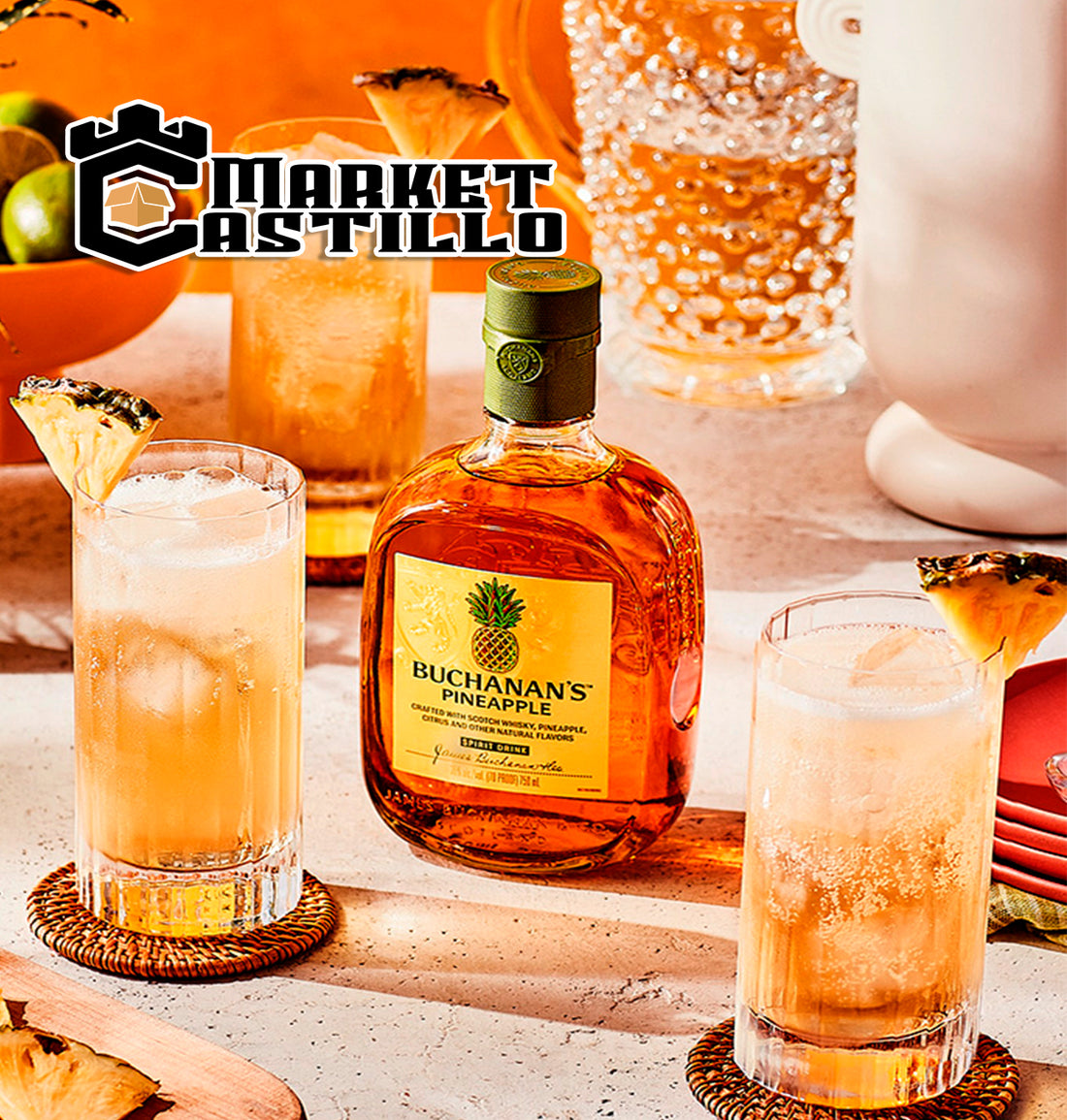 Buchanan´s Pineapple (piña) Castillo Market